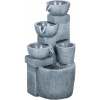 Afbeelding van Outsunny Tuinfontein 31cm x 27cm x 57cm - Donkergrijs