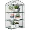 Afbeelding van Outsunny Kas van metaal en kunststof - 69L x 49B x 125H cm - Transparant