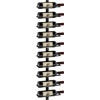 Afbeelding van HOMCOM - Wijnrek - Staal - 27L x 10B x 116H cm - Zwart