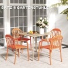 Afbeelding van Outsunny Tuinset van Kunststof 57L x 54B x 78H cm Rood
