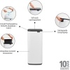 Afbeelding van Brabantia Bo Touch Bin Prullenbak - 30 liter - Wit