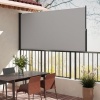 Afbeelding van Outsunny Tuinscherm van polyester, aluminium en metaal in lichtgrijs