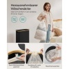 Afbeelding van Wasmand 65 liter met deksel - Inktzwart 42 x 22,5 x 70,5 cm