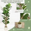Afbeelding van Homcom Kunstplant - Kunststof - 50L x 50B x 150H cm - Groen