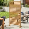 Afbeelding van Outsunny Buiten privacy scherm - Dennenhout - 80L x 40B x 170H cm - Bruin
