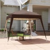 Afbeelding van Outsunny Vervangend Polyester Dak Koffie