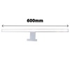 Afbeelding van BRILONER Dun LED Spiegellamp - Badkamerverlichting - Neutraal wit licht 4.000K - 8W - 900 Lm - Chroo