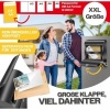 Afbeelding van KESSER® Brievenbus RVS XXL met krantenvak - Wandbrievenbus geborsteld en gepoedercoat inclusief beve