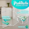 Afbeelding van KIDUKU® Veiligheidshek 300 cm voor huisdieren en kinderen, inklapbaar met deur