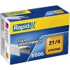 Afbeelding van Rapid Hechtnieten - Gegalvaniseerd - 21/4 - 5000 Stuks - Duurzaam en Betrouwbaar