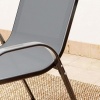 Afbeelding van Outsunny Bistronset voor buiten - Metaal, gehard glas - Ø60 x 71H cm - Donkergrijs