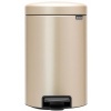 Afbeelding van Brabantia NewIcon Prullenbak - 12 liter - Metallic Goud