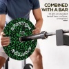 Afbeelding van SPORTNOW Olympische halterschijven set, massief rubber, 2 x 10 kg, voor thuis gym en krachttraining