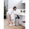 Afbeelding van Curver Decobin Prullenbak - 65L - Rechthoekig - Zilver Metallic