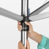 Afbeelding van Brabantia Topspinner Waslijn - 40 m - met Metalen Grondanker - Metallic Grijs