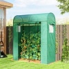 Afbeelding van Outsunny Kas-PE, Staal 170L x 68B x 200H cm - Groen