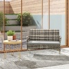 Afbeelding van Outsunny Rattan Loveseat - PE-rattan, staal - 115L x 63B x 85H cm - Lichtgrijs