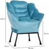 Afbeelding van HOMCOM-Sessel-Polyester-80L x 78B x 100H cm-Blau