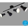 Afbeelding van Briloner Leuchten CUP - plafondlamp - 4-lamps - E14 max. 25W - draaibare spots - zwart