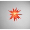 Afbeelding van Star-Max LED kunststof kerstster 35 cm wit