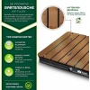 Afbeelding van tillvex® Tuindouche met fonteinhoogte tot 4 m | Antislip en weerbestendig | Aluminium/WPC
