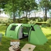 Afbeelding van Outsunny Tunneltent van polyester en glasvezel - 470L x 220B x 150H cm - Donkergroen