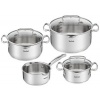 Afbeelding van Tefal Duetto+ Pannenset - 4-delig - Inductiegeschikt - RVS - Inclusief Deksel