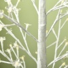 Afbeelding van HOMCOM LED Kersenboom met 180 LED's, 3 helderheidsniveaus, 180 cm, wit kerstdecoratie.
