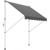 Afbeelding van Outsunny - Luifel met Zwengel - 3 x 1,5 m - Grijs