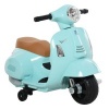 Afbeelding van HOMCOM VESPA elektrische motorfiets voor kinderen 18-36 maanden, groen, 3 km/h, met LED en geluid