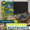 Afbeelding van tillvex® Verticale Klemluifel, 150 x 310 cm, zwart, met handslinger, zonder boren