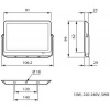 Afbeelding van Philips - Decoflood - Straler - zwart - 1x10W