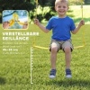 Afbeelding van Aiyaplay Kinderschommel van staal, Oxford-stof - 265L x 160B x 178H cm - Meerkleurig