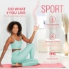 Afbeelding van RE:Sport Yogamat Groen, ftalaatvrij, antislip, 183 x 61 x 0,6 cm met draagriem