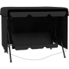 Afbeelding van Outsunny Buiten schommelhoes - PE - L215 x B155 x H150 cm - Zwart