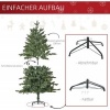 Afbeelding van HOMCOM Kerstboom PVC, PE, Metaal Ø75 x 150H cm Groen