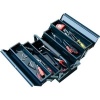 Afbeelding van DURHAND gereedschapskoffer - 5 vakken - staal - 57 x 21 x 41 cm - groen