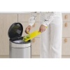 Afbeelding van Brabantia Touch Bin Prullenbak - 30 liter - Mat RVS Vingerafdrukbestendig