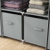 Afbeelding van HOMCOM Stoffenkast met ritsdeuren 850-287V00