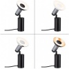 Afbeelding van Neordic LED-tafellamp Runa GU10 max. 20W Zwart/Antraciet