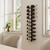 Afbeelding van HOMCOM - Wijnrek - Staal - 27L x 10B x 116H cm - Zwart