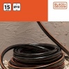Afbeelding van BLACK+DECKER Tuinslang 15 Meter - 19MM - Duurzaam PVC - Voor Tuin, Auto en Zwembad
