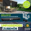 Afbeelding van tillvex® Verticale zonwering 200 x 250 cm voor binnen en buiten met afdekking