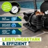 Afbeelding van Tillvex Zandfiltersysteem 13.200L/h tot 40.000L + 1200g Filterkogels - Zwart