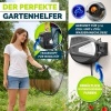 Afbeelding van tillvex® Water Slanghaspel Zwart/Grijs 20m met Wandbevestiging en Handgreep