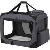 Afbeelding van Opvouwbare hondenkooi - transportbox - grijs - 81 x 58 x 58 cm