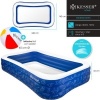 Afbeelding van KESSER® Opblaasbaar Zwembad voor Kinderen en Volwassenen 240 x 142 x 56 cm Familiebad Pool zwembadje