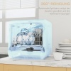 Afbeelding van HOMCOM Vaatwasser Kunststof, gehard glas 45L x 44B x 45,8H cm Wit