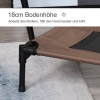 Afbeelding van PawHut Verhoogd Hondenbed met Luifel - Ademend Taft-Stof D04-057