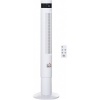 Afbeelding van HOMCOM Torenventilator met afstandsbediening van PE-kunststof en staal - Wit